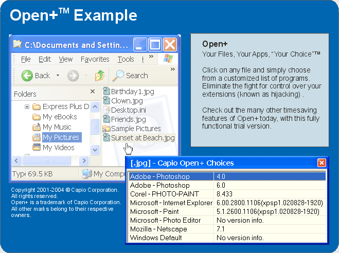 Open+ Screenshot